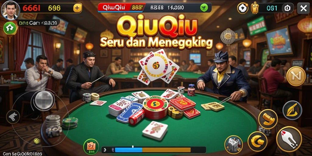 Screenshot gameplay QiuQiu yang mendebarkan di 666I.