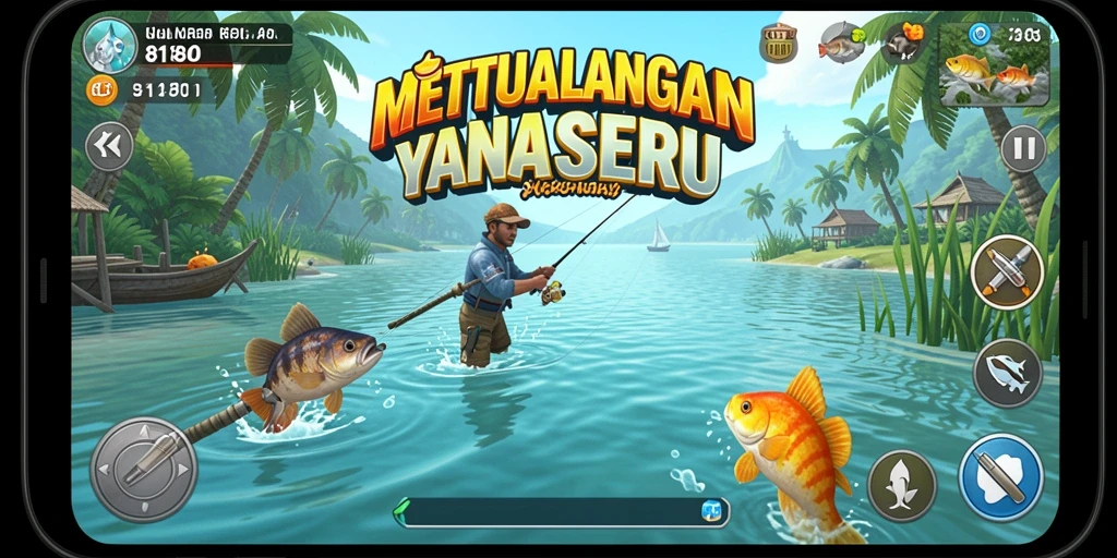 Gameplay menangkap ikan yang mendebarkan dan realistis di 8180.