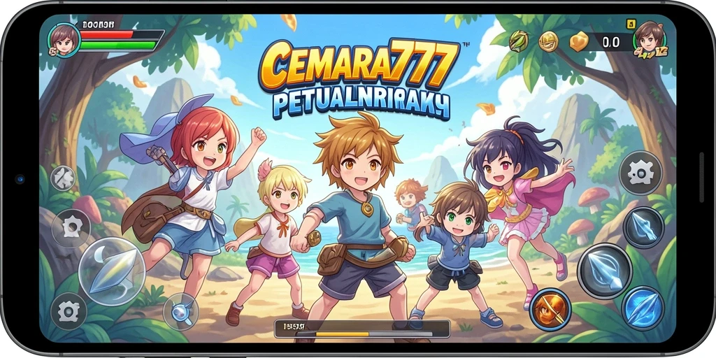 Tampilan gameplay seru dalam CEMARA777 dengan karakter Anime yang menarik.