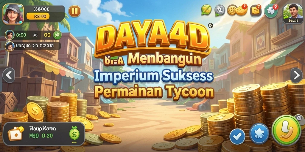 Screenshot utama DAYA4D menunjukkan gameplay Tycoon yang mendebarkan.