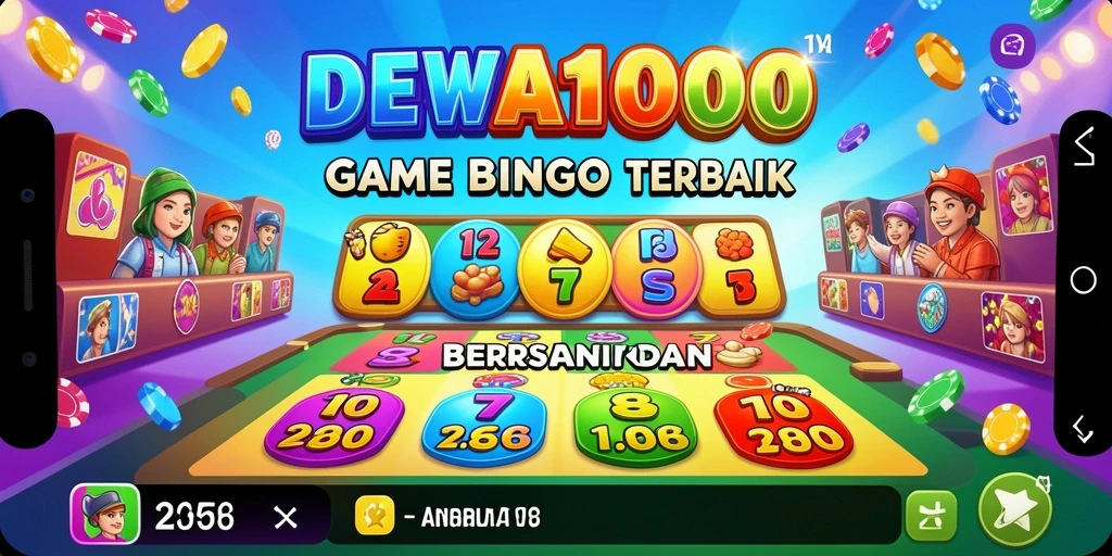 Tampilan gameplay Bingo yang seru dan interaktif di DEWA1000.