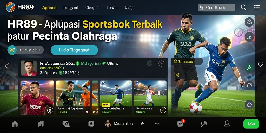 Tampilan menarik dari gameplay Sportsbook di HR89.