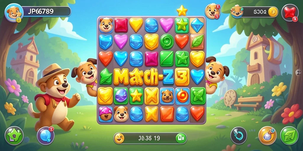 Tampilan gameplay seru dalam JP6789 yang penuh warna.