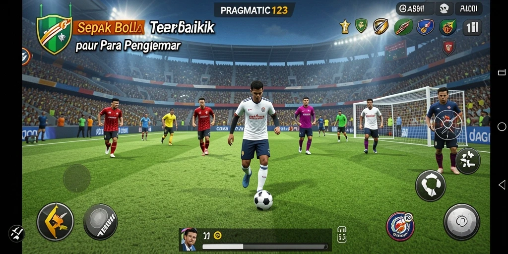 Tampilan gameplay PRAGMATIC123 yang menegangkan di lapangan sepak bola.