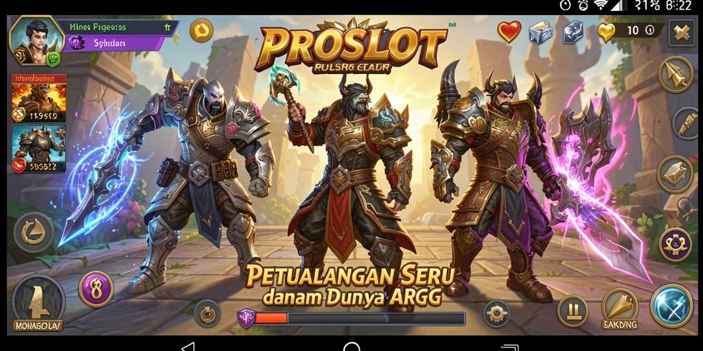 Tampilan gameplay yang seru dan menarik di PROSLOT.