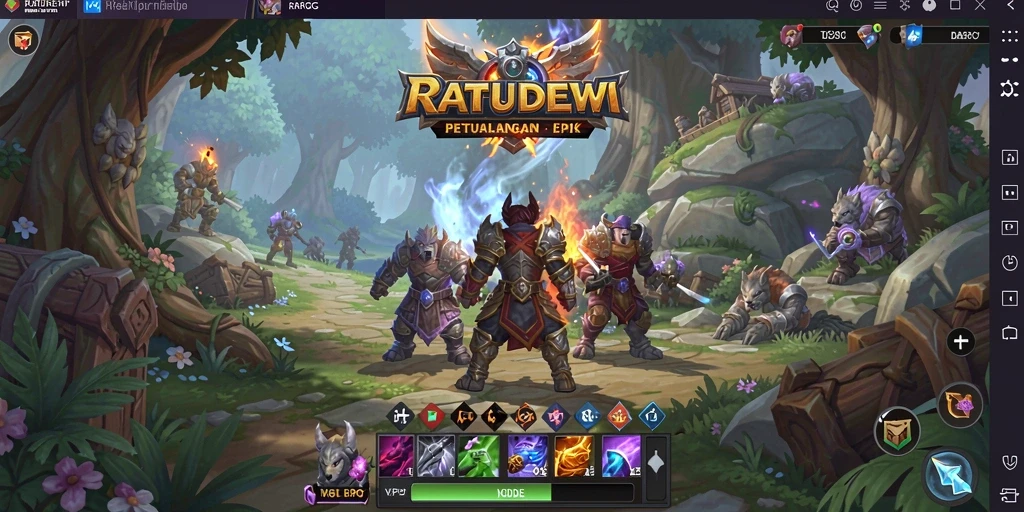Screenshot gameplay ARPG yang menunjukkan aksi pertempuran yang mendebarkan.