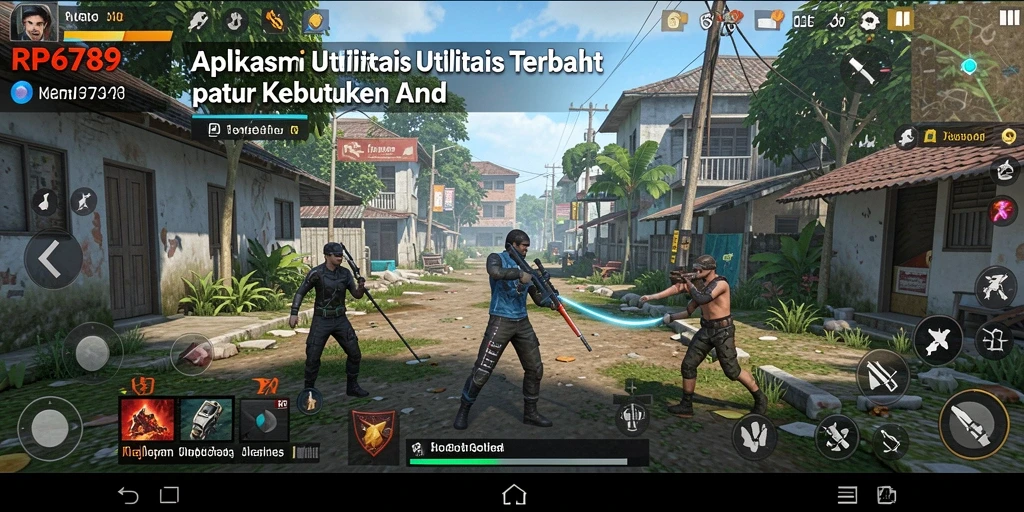 Tampilan intuitif aplikasi RP6789 untuk manajemen tugas.