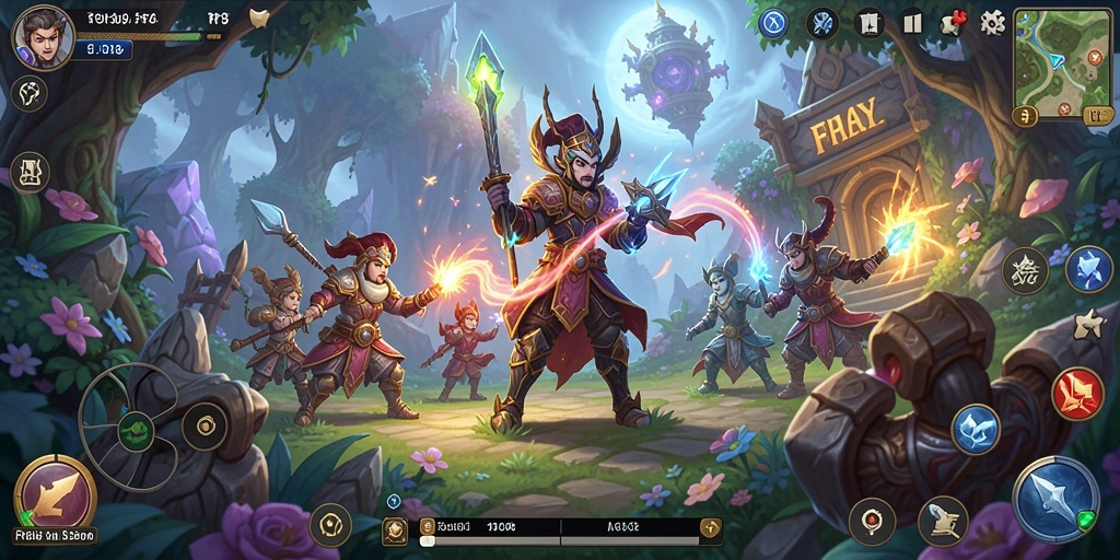 Tampilan gameplay RP8 yang menakjubkan di dunia petualangan.