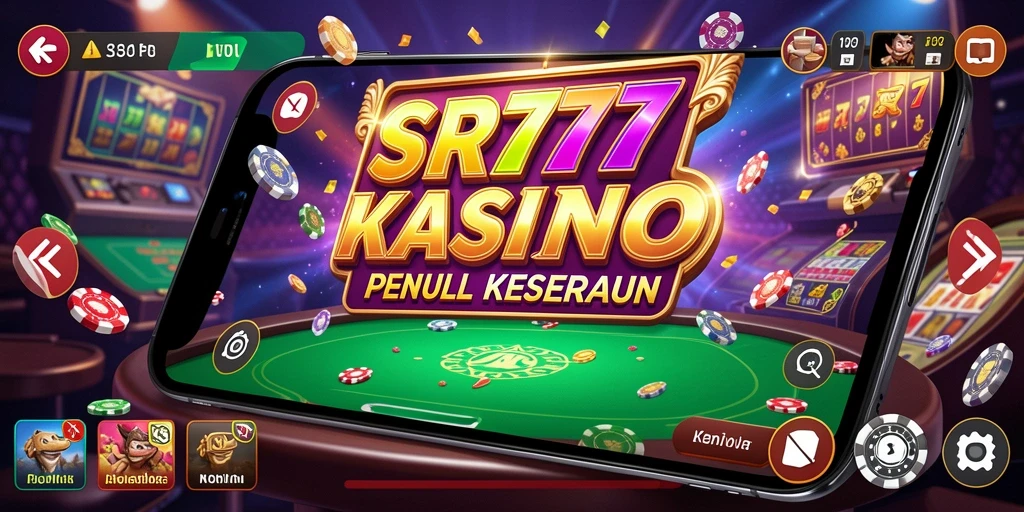 Tampilan gameplay seru di SR777 yang menggambarkan suasana Kasino.