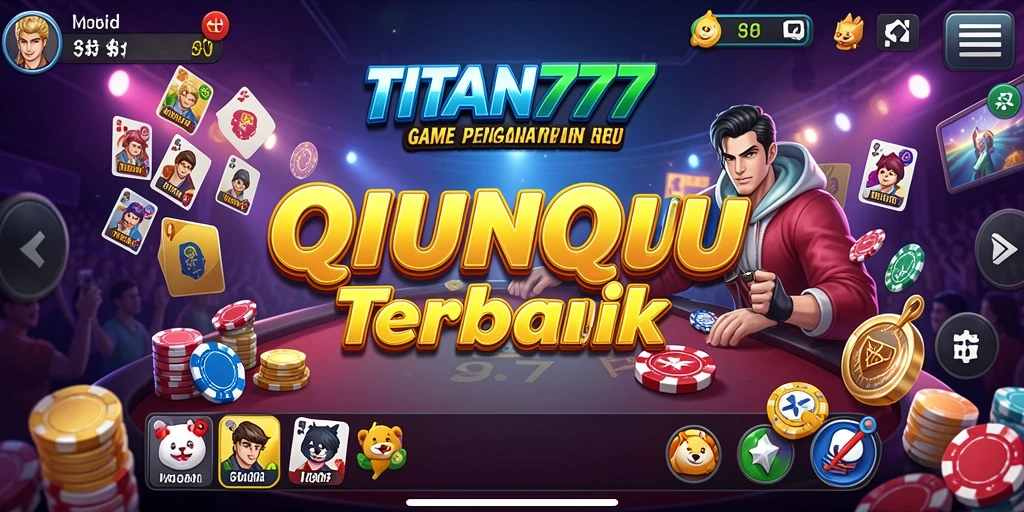 Tampilan gameplay menarik dari TITAN777 yang penuh aksi QiuQiu.