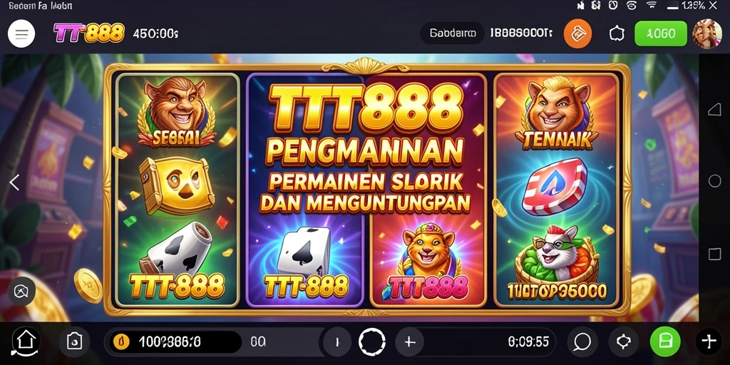 Tampilan menarik dari gameplay TTT888 yang menampilkan slot yang mengasyikkan.