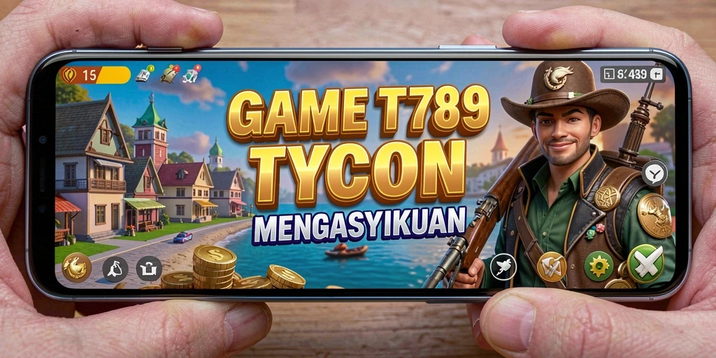 Screenshot VT789 menampilkan gameplay menantang dalam membangun bisnis Tycoon.