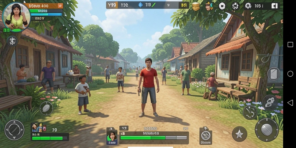Screenshot utama Y89 menunjukkan gameplay interaktif yang mengasyikkan.